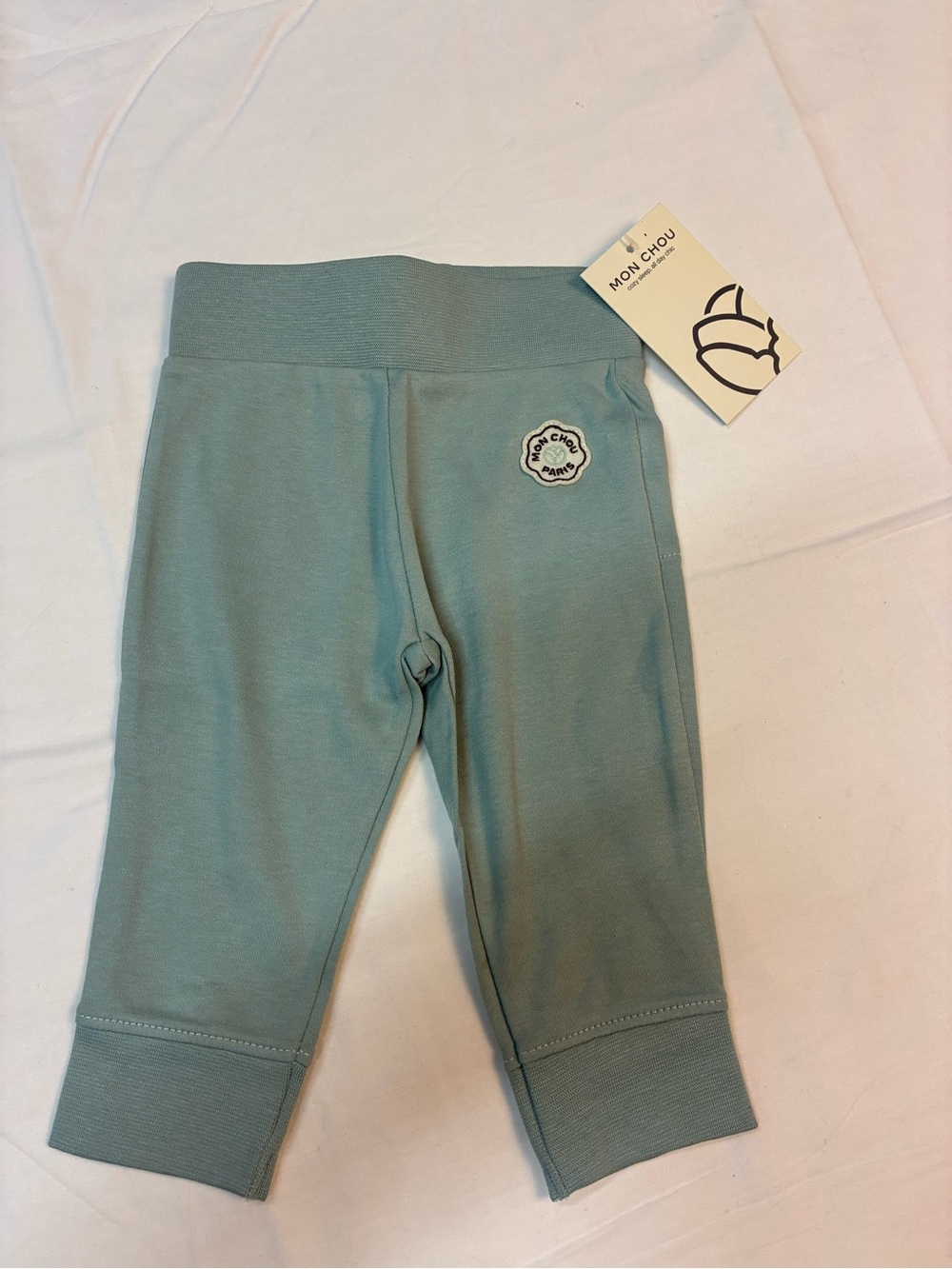 NWT Mon Chou 100% Organic Pima Cotton Pants 3-6M